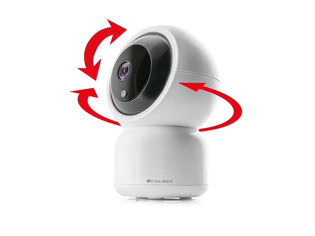 Matériels vidéosurveillance caméra intérieure panoramique CALIBER HWC102PT Full HD infinytech Réunion 02
