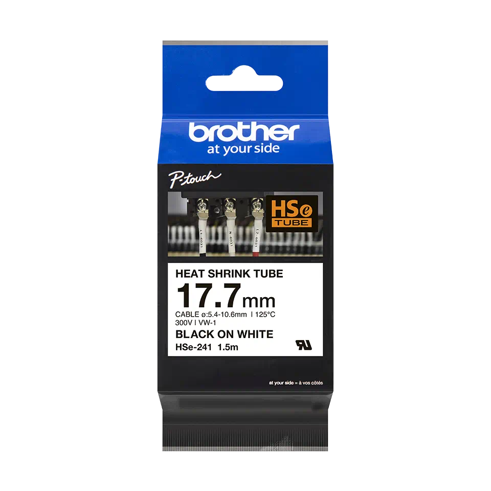 Consommables informatique ruban thermorétractable BROTHER HSe-241 infinytech Réunion 01