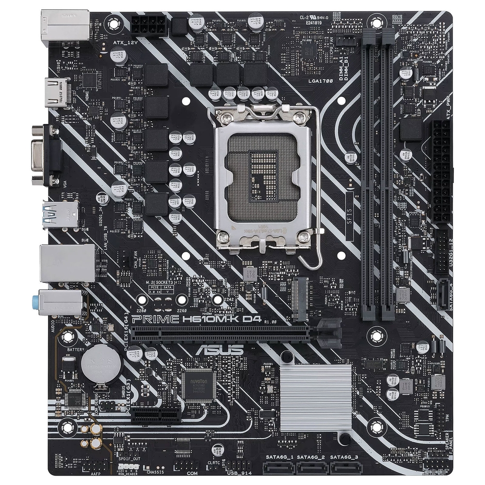 Matériels informatique carte mère ASUS PRIME H610M-K D4 infinytech Réunion 02