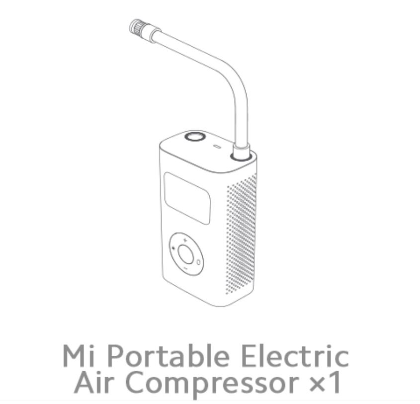 Xiaomi MI Pump Mini Pompe à air Portable Adulte Unisexe