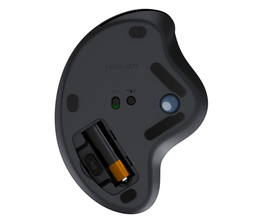 Matériels informatique souris ergonomique LOGITECH ERGO M575 Grise infinytech Réunion 05