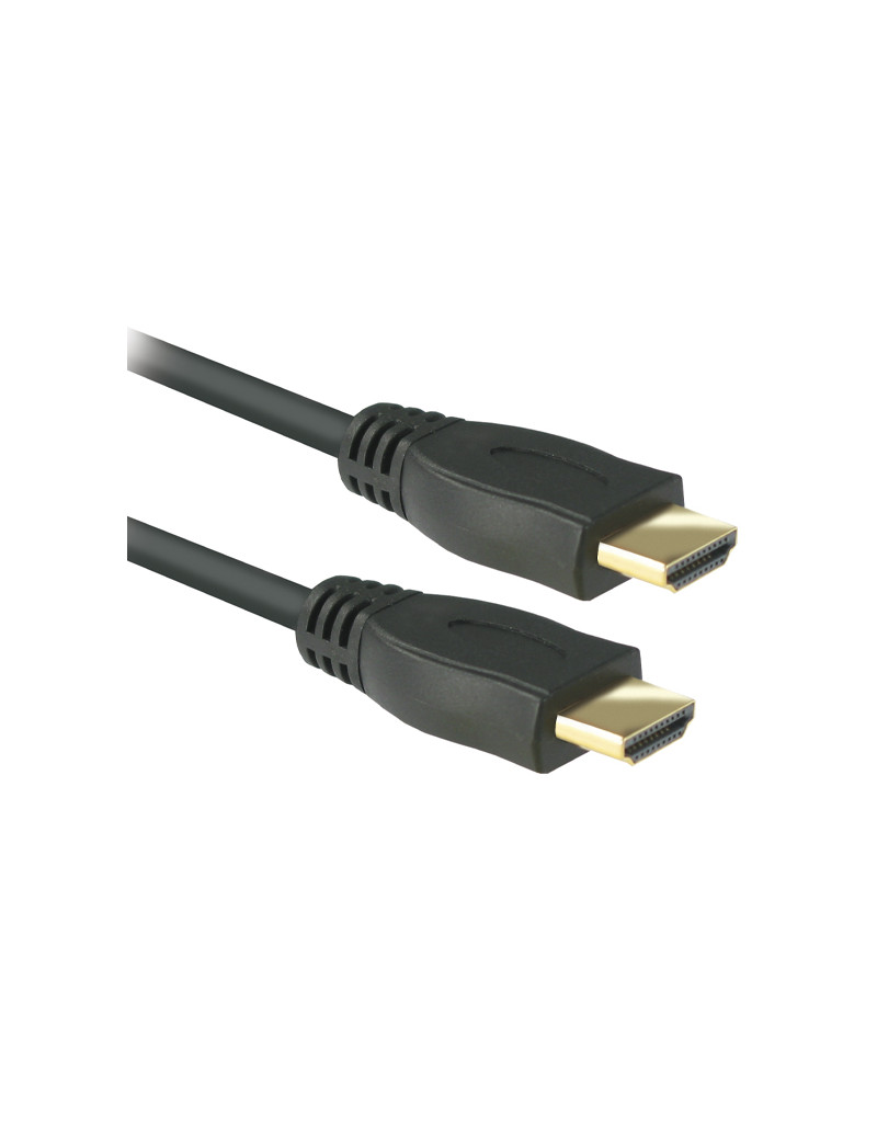 C ble HDMI APM 590459 4K Ethernet M le M le 1.8m Noir infinytech