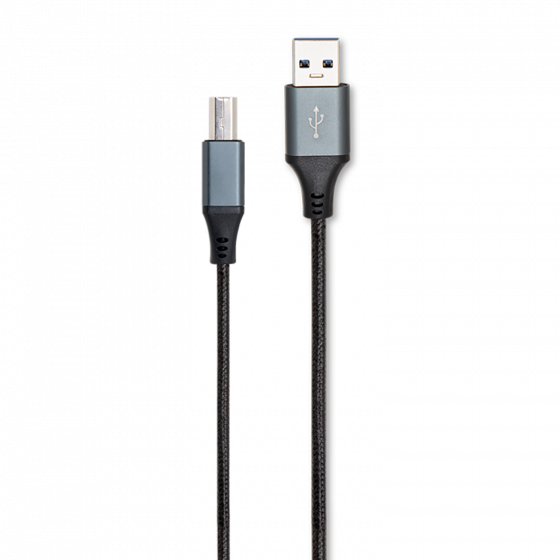 Matériels informatique câble RADIOLA USB 2.0 Type AB Mâle Nylon 2m Noir infinytech Réunion 01