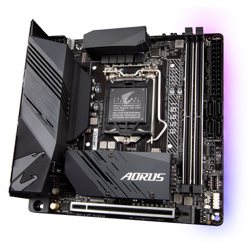 Matériels informatique carte mère GIGABYTE B560I AORUS PRO AX rév. 1.0 infinytech Réunion 03