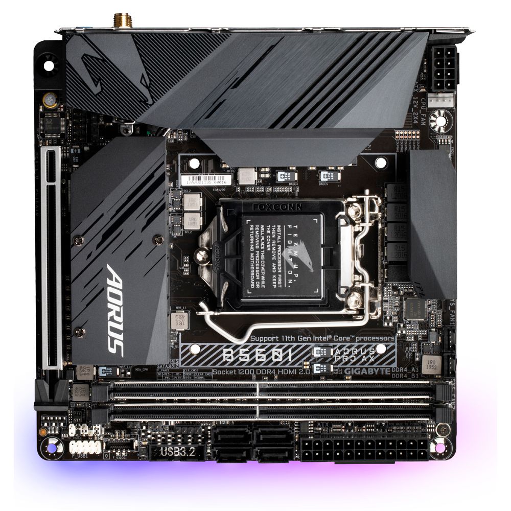 Matériels informatique carte mère GIGABYTE B560I AORUS PRO AX rév. 1.0 infinytech Réunion 02