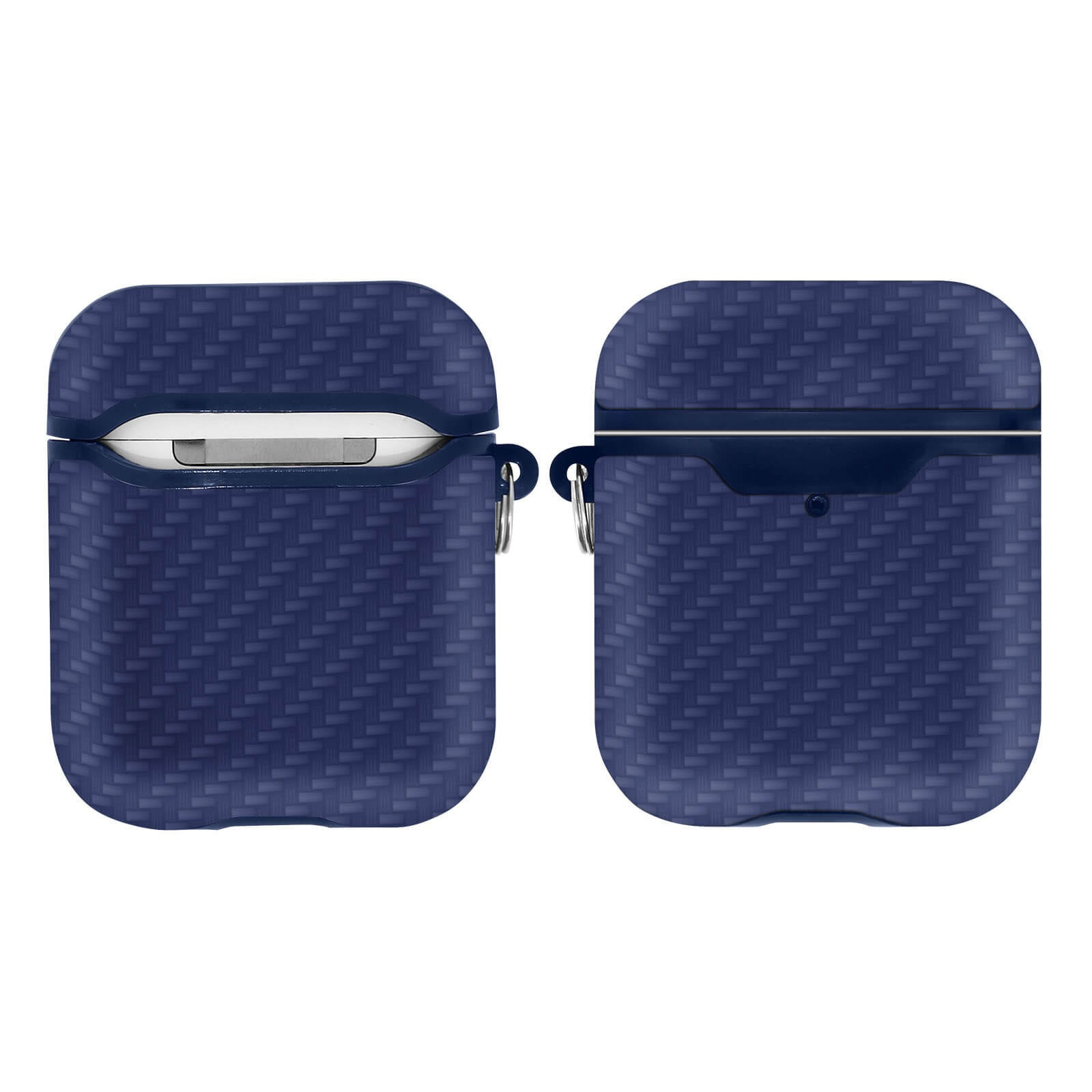 Accessoires audio coque anti-chocs AKASHI ALTAIRPODBLU pour AirPod 1 et 2 Bleu Marine infinytech Réunion 02