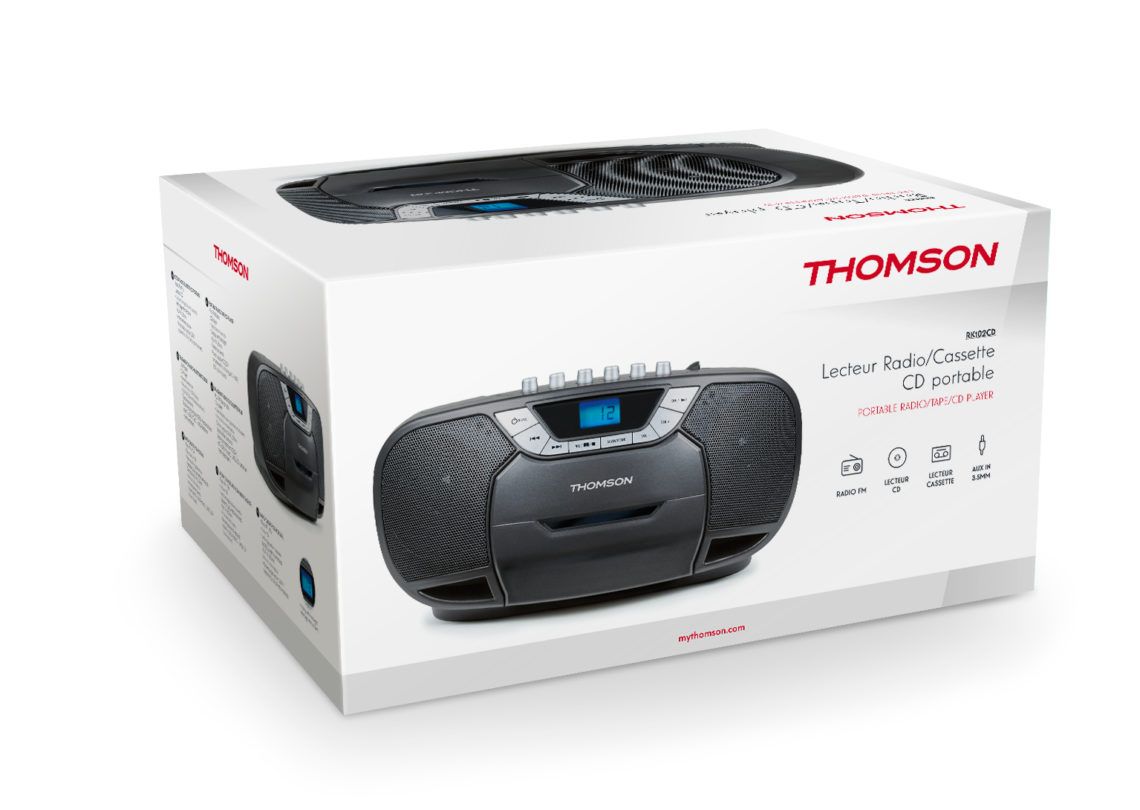 Matériels audio lecteur radio CD portable THOMSON RK102CD infinytech Réunion 03