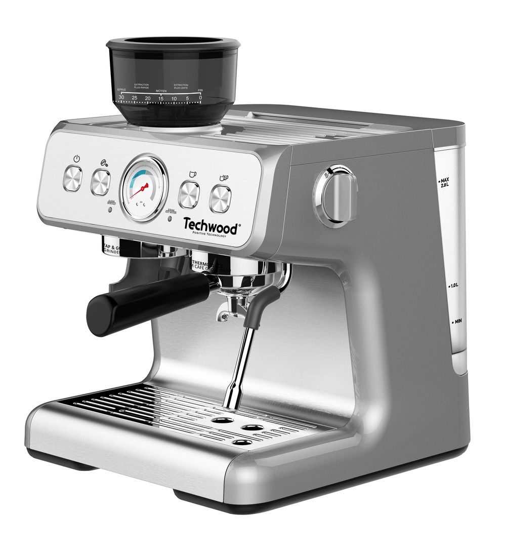 Petit électroménager cafetière expresso TECHWOOD TCA-200EX infinytech Réunion 02
