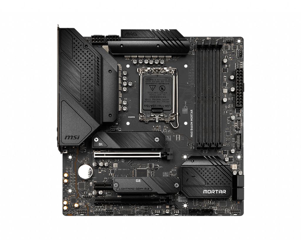 Matériels informatique carte mère MSI MAG B660M MORTAR DDR4 infinytech Réunion 02