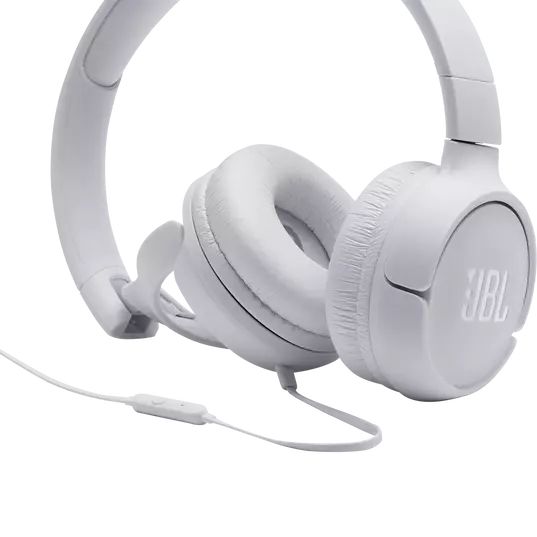 Matériels audio casque micro JBL Tune 500 Blanc infinytech Réunion 07