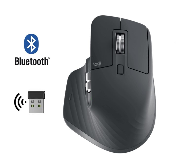 Logitech – souris de bureau sans fil MX Master 3, Bluetooth, avec