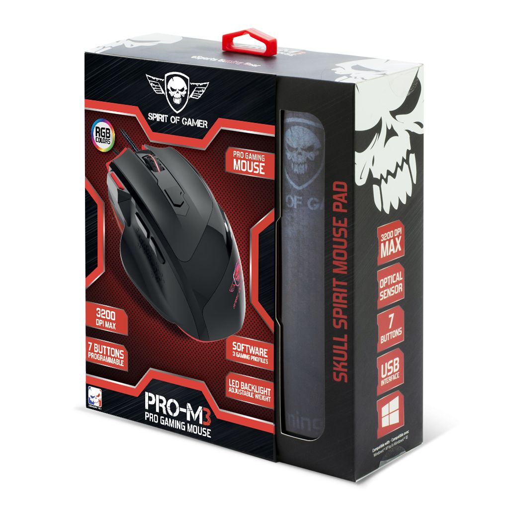 Matériels informatique souris Spirit of Gamer Pro-M3 infinytech Réunion 14