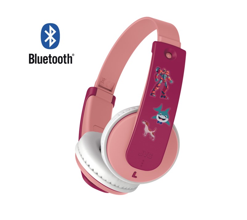 Casque pour enfant JVC HA-KD10W Bluetooth Rose - infinytech-reunion