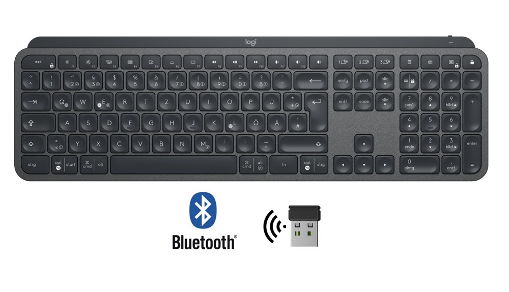 Clavier LOGITECH MX Keys Sans Fil et Bluetooth Graphite - infinytech-reunion