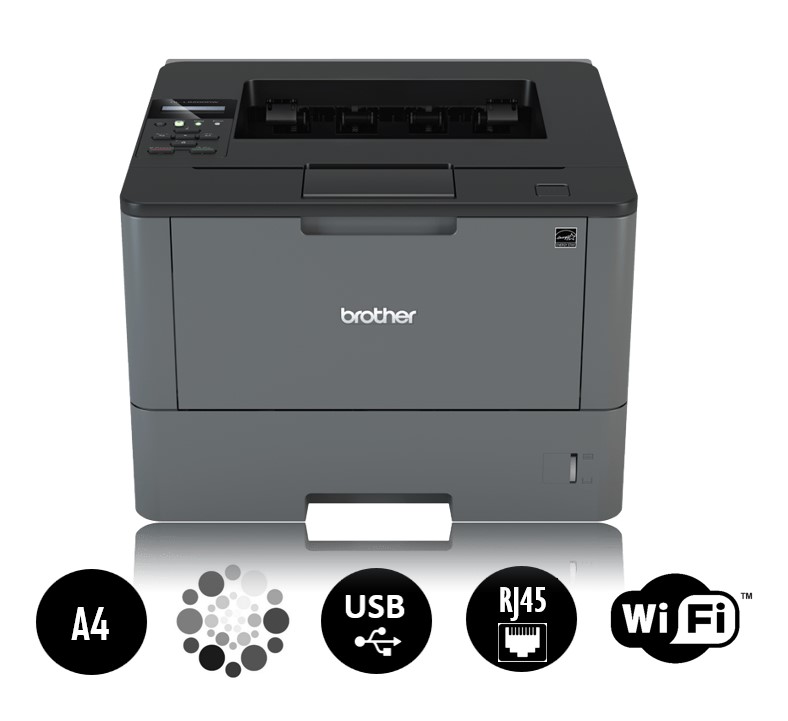 Brother HL-L5000D Imprimante Laser, Monochrome, A4, PCL6, Impression  Recto-Verso