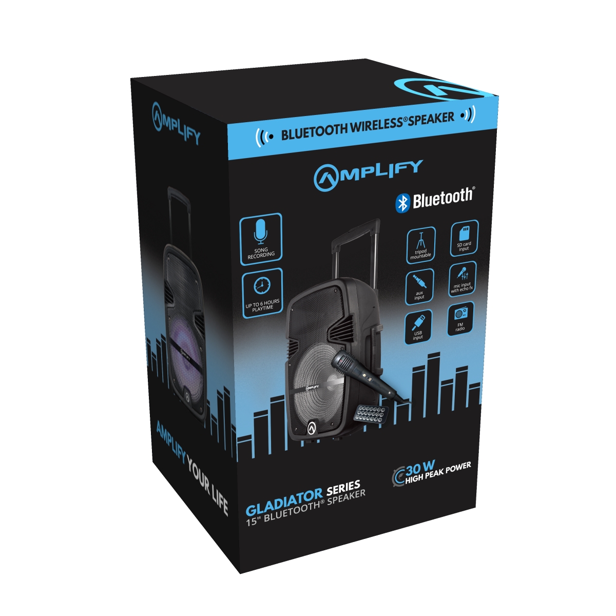 Matériels audio enceinte nomade Amplify Gladiator infinytech Réunion 04