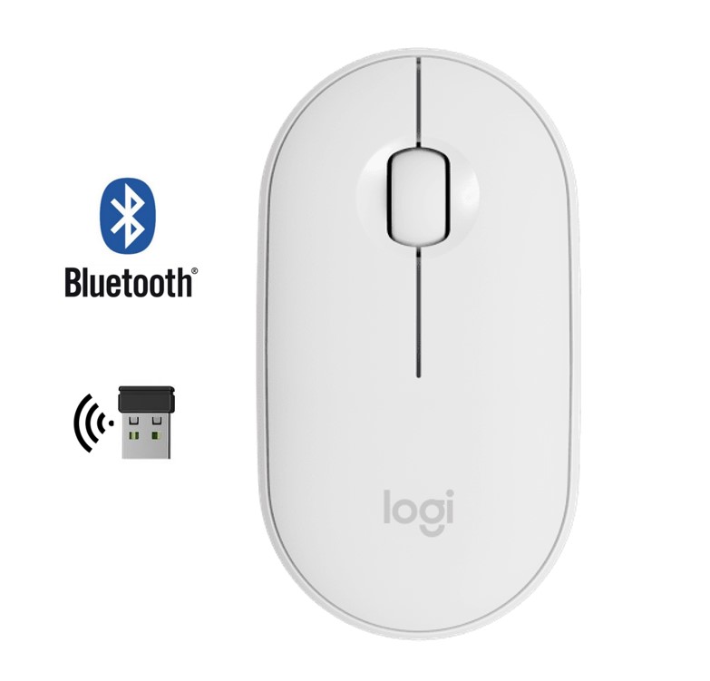Souris sans fil Logitech Pebble M350 avec Bluetooth ou USB - Souris d