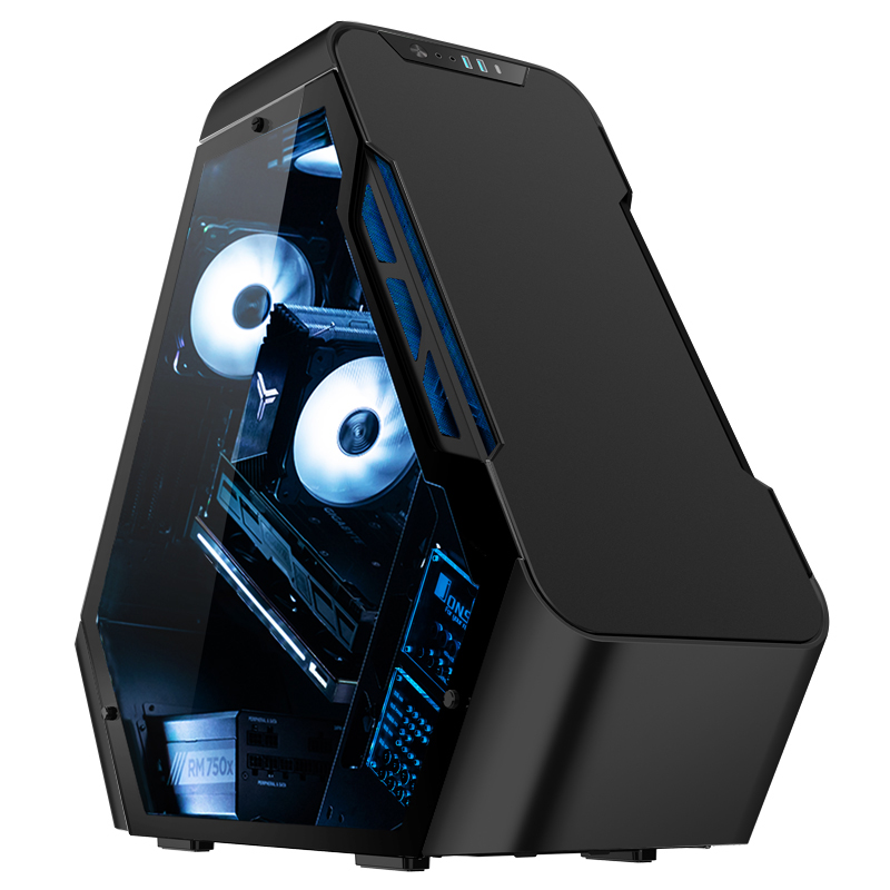 Matériels informatique boitier pc JONSBO TR03-G Showcase Tempered Glass Black infinytech Réunion 01