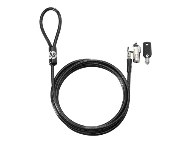 Accessoires informatique câble antivol HP  Keyed Cable Lock T1A62AA infinytech Réunion 01