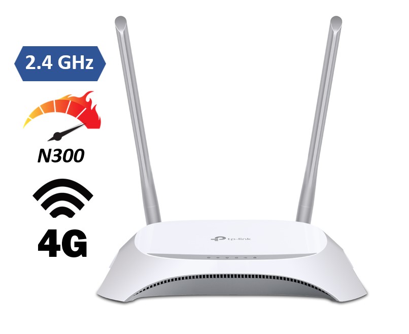 TL-MR3420, Routeur 3G/4G WiFi N 300 Mbps (pour clé 3G / 4G)