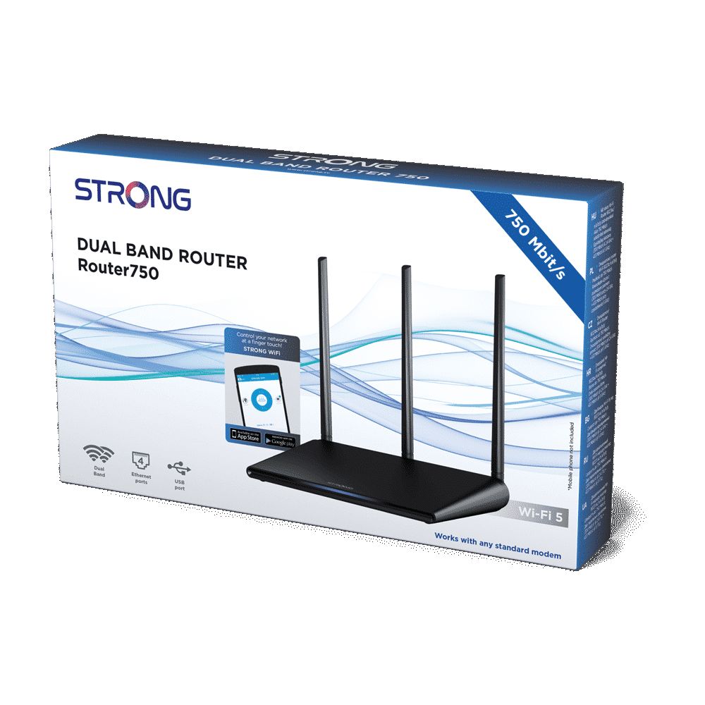 Matériels informatique Routeur Wi-Fi STRONG AC750 infinytech Réunion 16