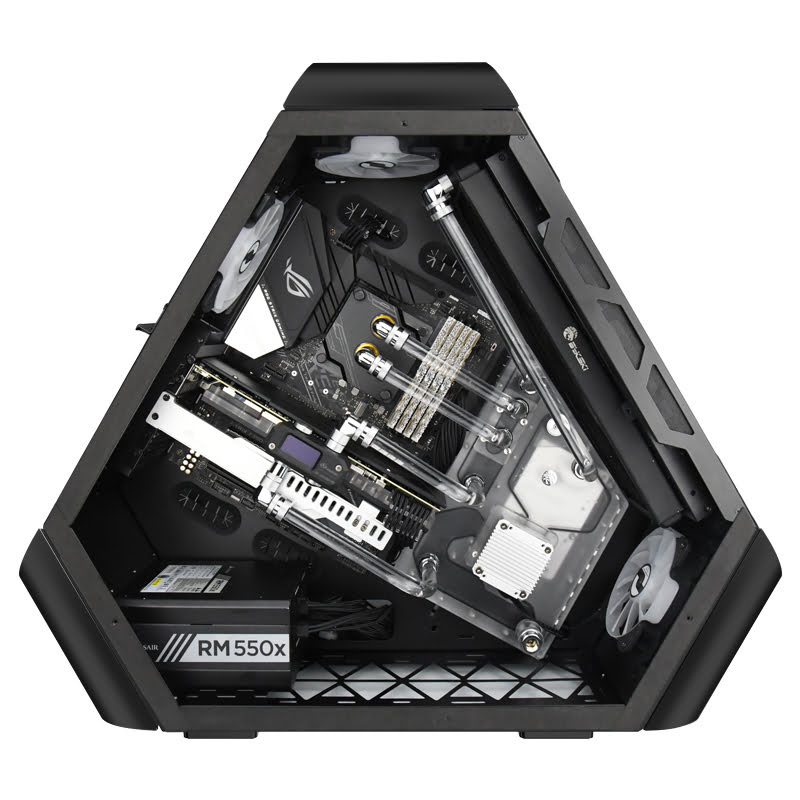 Matériels informatique boitier pc JONSBO TR03-A Showcase Tempered Glass infinytech Réunion 04