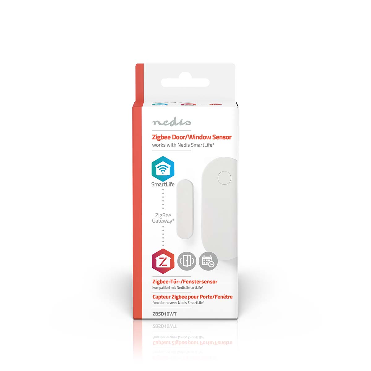 Matériels de surveillance capteur de porte ou fenêtre NEDIS ZBSD10WT infinytech Réunion 04