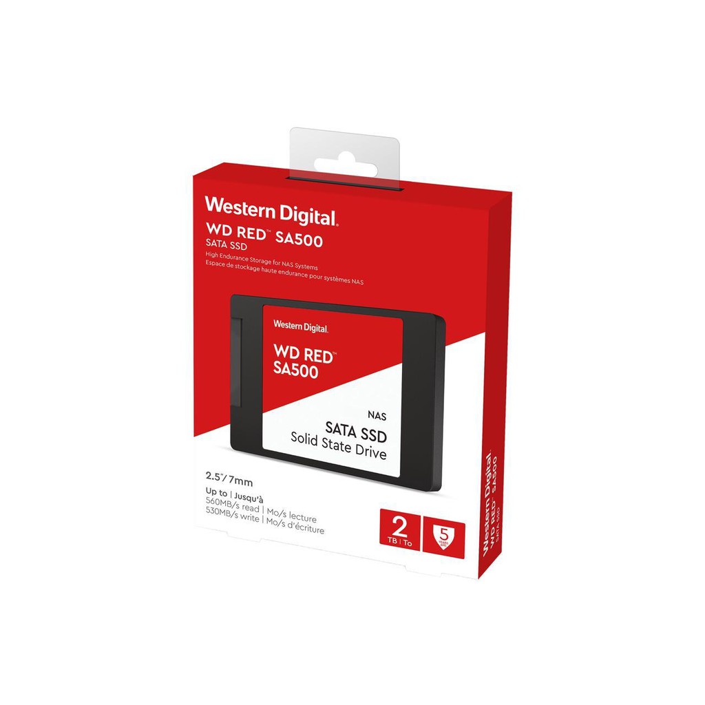 SSD 2.5 WESTERN DIGITAL Red SA500 WDS200T1R0A 2To - infinytech-reunion