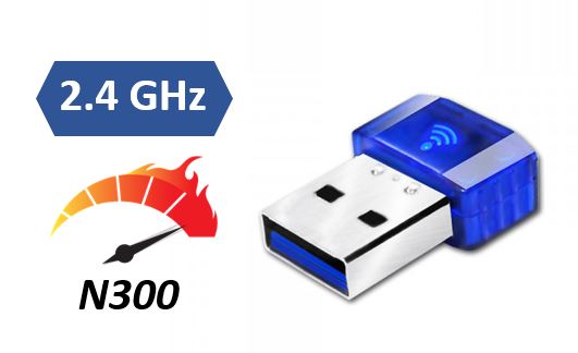 Clé USB Wi-Fi HEDEN CLW300USB3 300Mbps - infinytech-reunion
