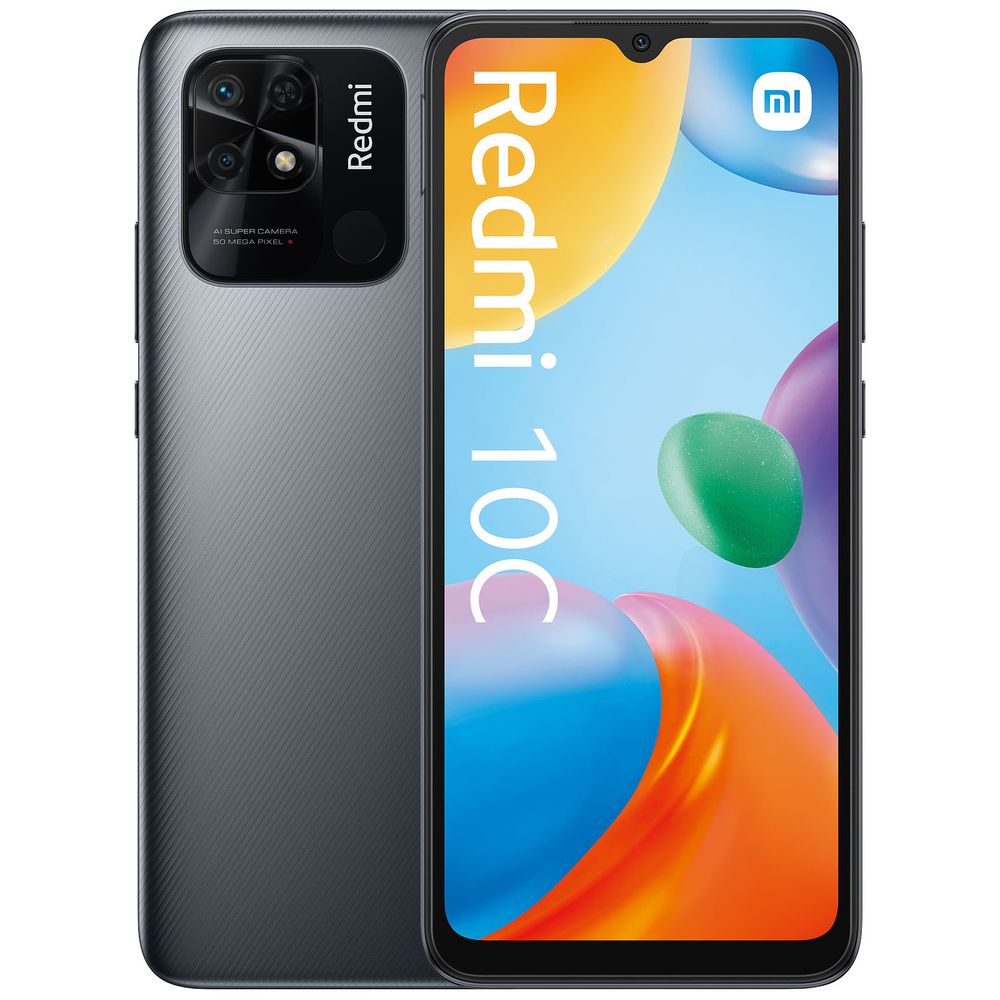 Téléphonie mobile smartphone XIAOMI Redmi 10C 4Go 64Go Gris infinytech Réunion 01