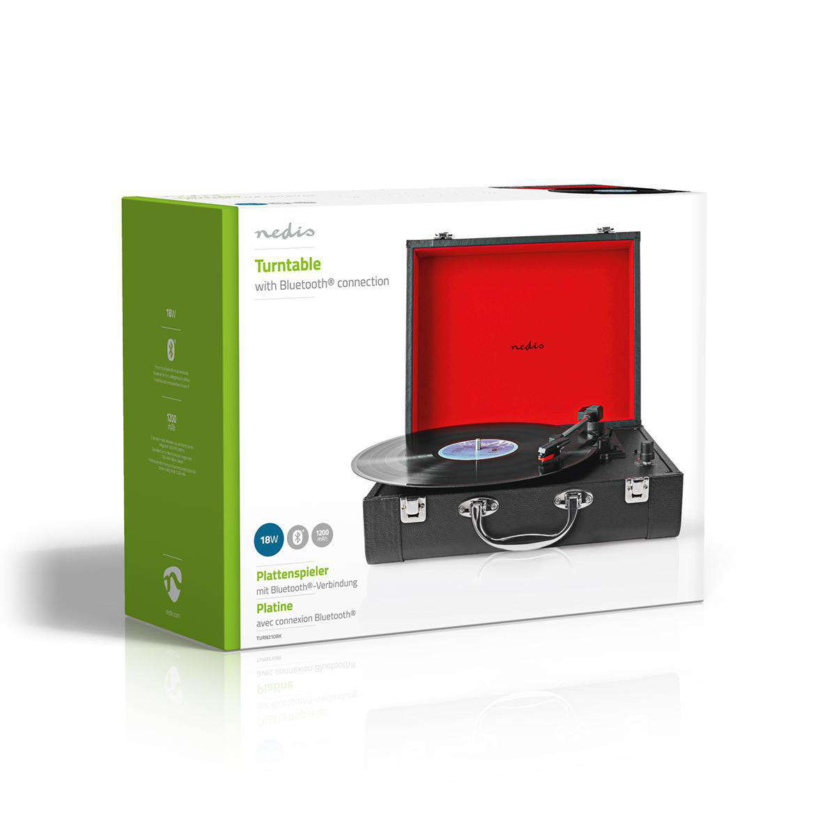 Matériels audio Platine Vinyle Bluetooth NEDIS TURN210BK infinytech Réunion 03