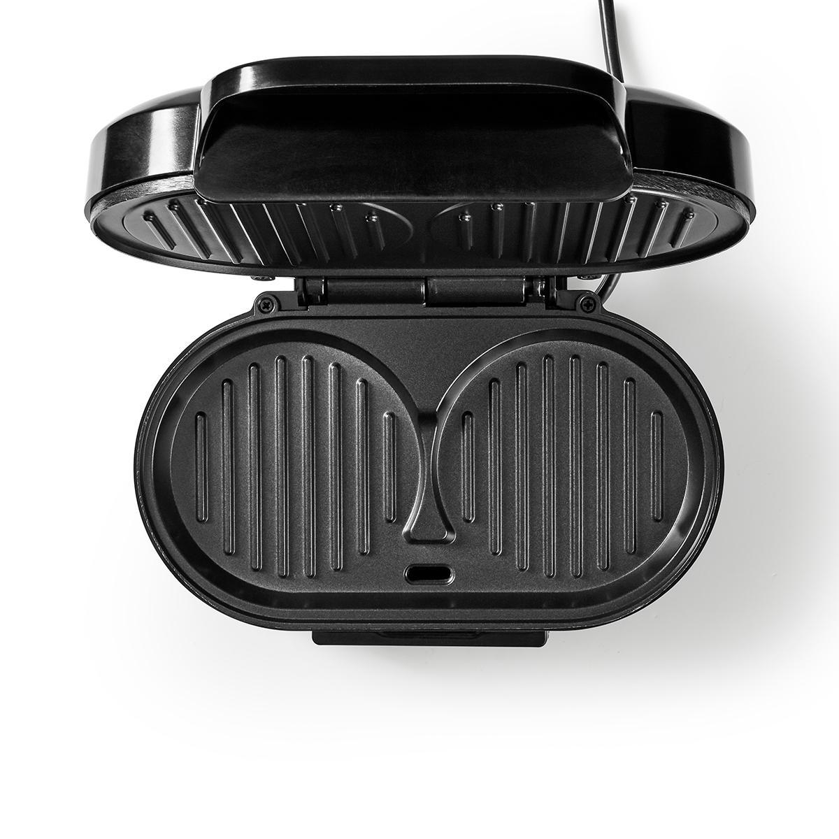 Petit électroménager appareil à hamburger NEDIS KAHM100BK infinytech Réunion 02