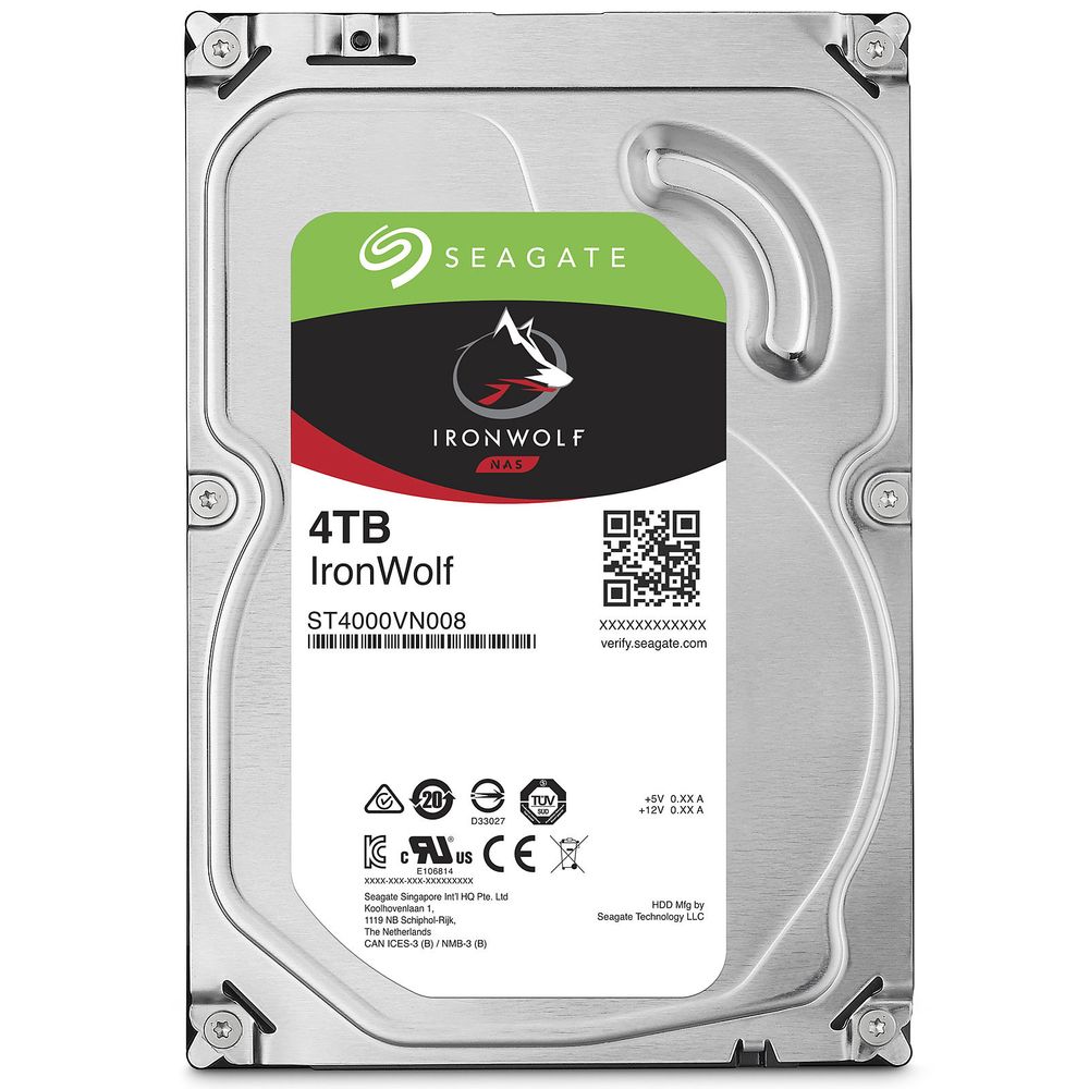 Matériels informatique HDD 3.5 SEAGATE ST4000VN008 IronWolf 4 To infinytech Réunion 26