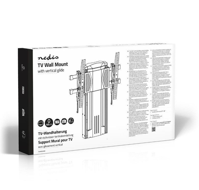 Matériels vidéo support TV vertical NEDIS TVWM5630BK infinytech Réunion 05