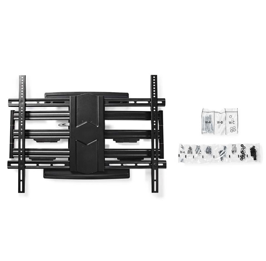 Matériels vidéo support TV mural NEDIS TVWM6570BK infinytech Réunion 04