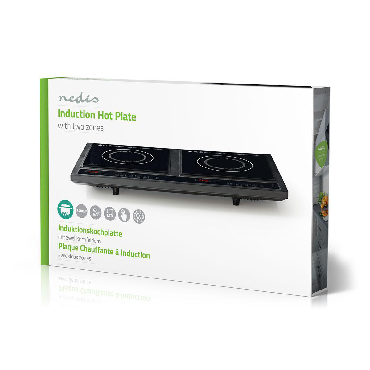 Petit électroménager plque à induction NEDIS KAIP112CBK2 infinytech Réunion 03