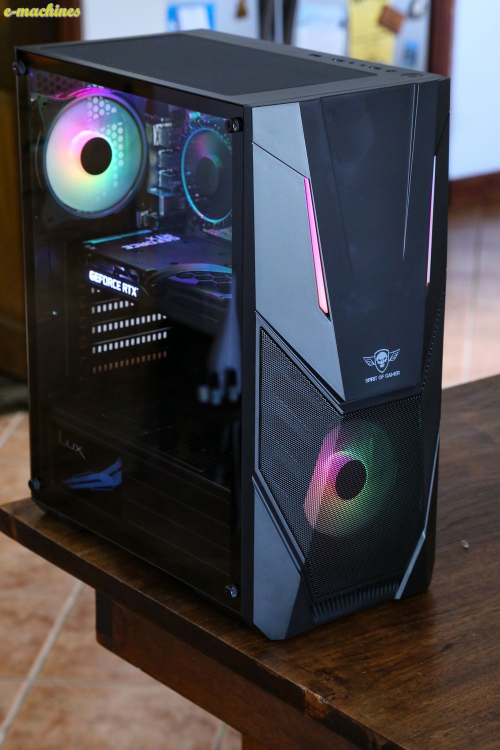 Matériels informatique E-MACHINES Spirit of Gamer Rogue V I5 12400F RTX 3060 Ghost infinytech Réunion 03-min