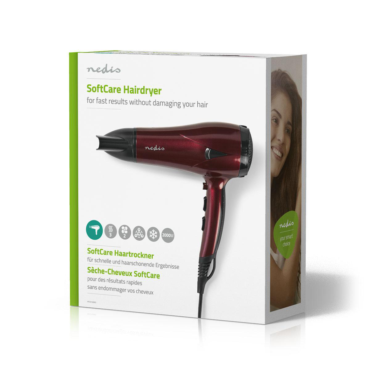 Petit électroménager sèche-cheveux NEDIS PCHD120RD infinytech Réunion 07