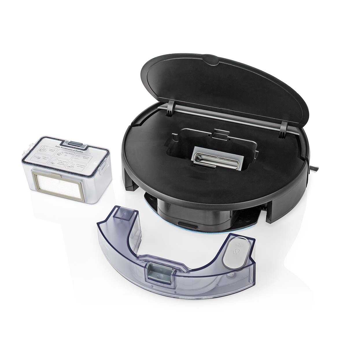 Petit électroménager aspirateur robot NEDIS WIFIVCR001CBK infinytech Réunion 13