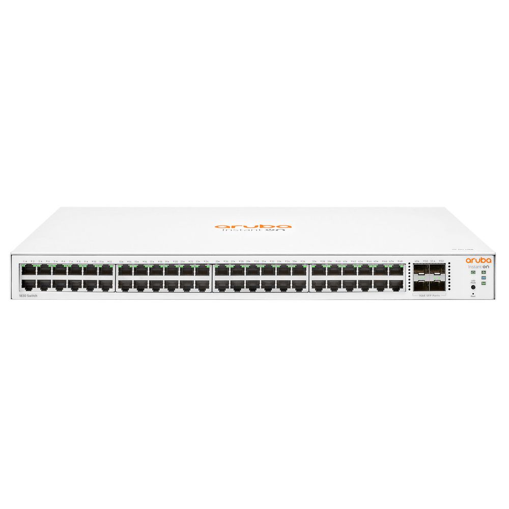 Matériels informatique switch HP Aruba Instant On 1830 48G 4SFP JL814A infinytech Réunion 01