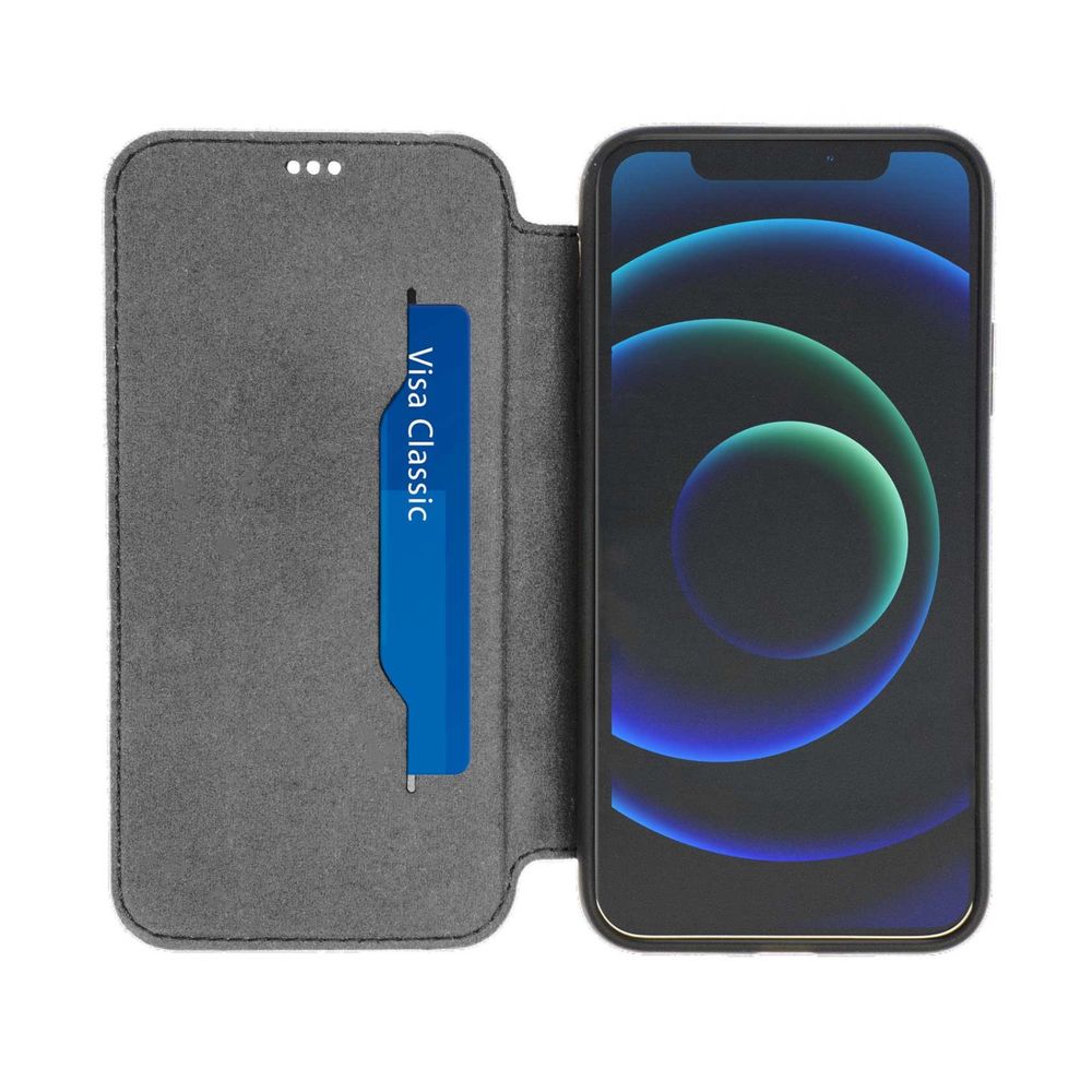 Accessoires téléphonie étui folio cuir AKASHI pour iPhone 12 et 12 Pro noir infinytech Réunion 02