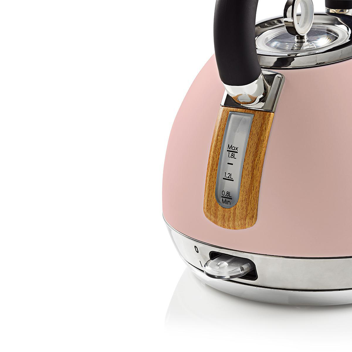 Petit électroménager bouilloire électrique NEDIS KAWK520EPK Rose infinytech Réunion 04