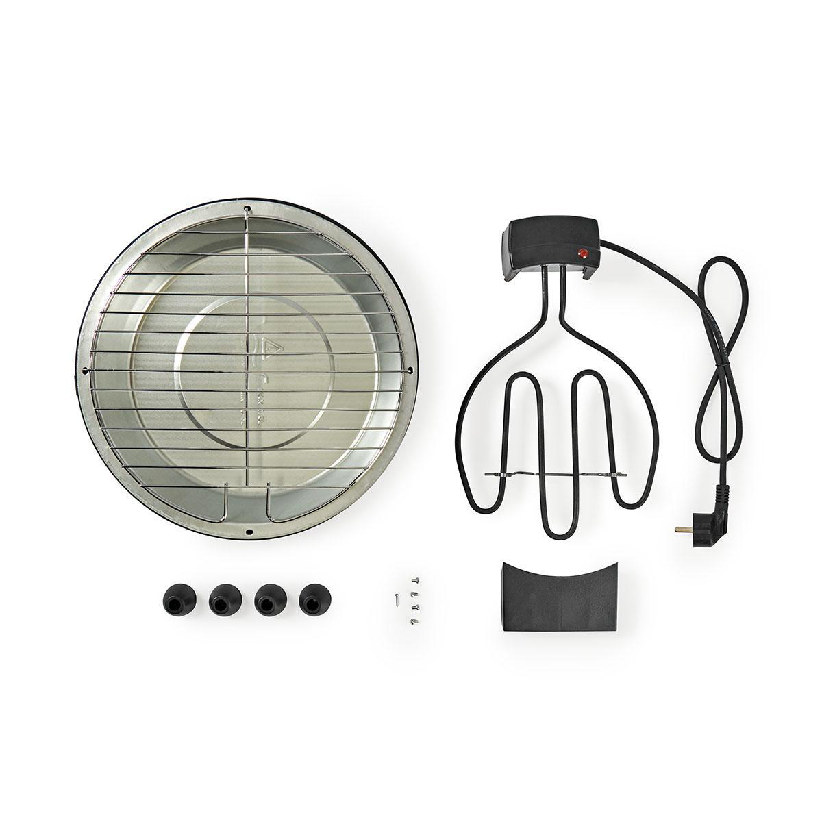 Petit électroménager Barbecue électrique de table NEDIS BBQE112BK infinytech Réunion 05