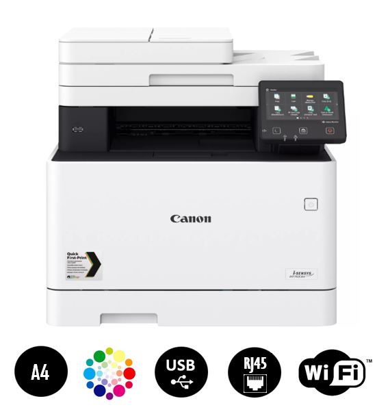 Matériels informatique imprimante laser couleur multifonction CANON i-Sensys MF742Cdw infinytech Réunion 01