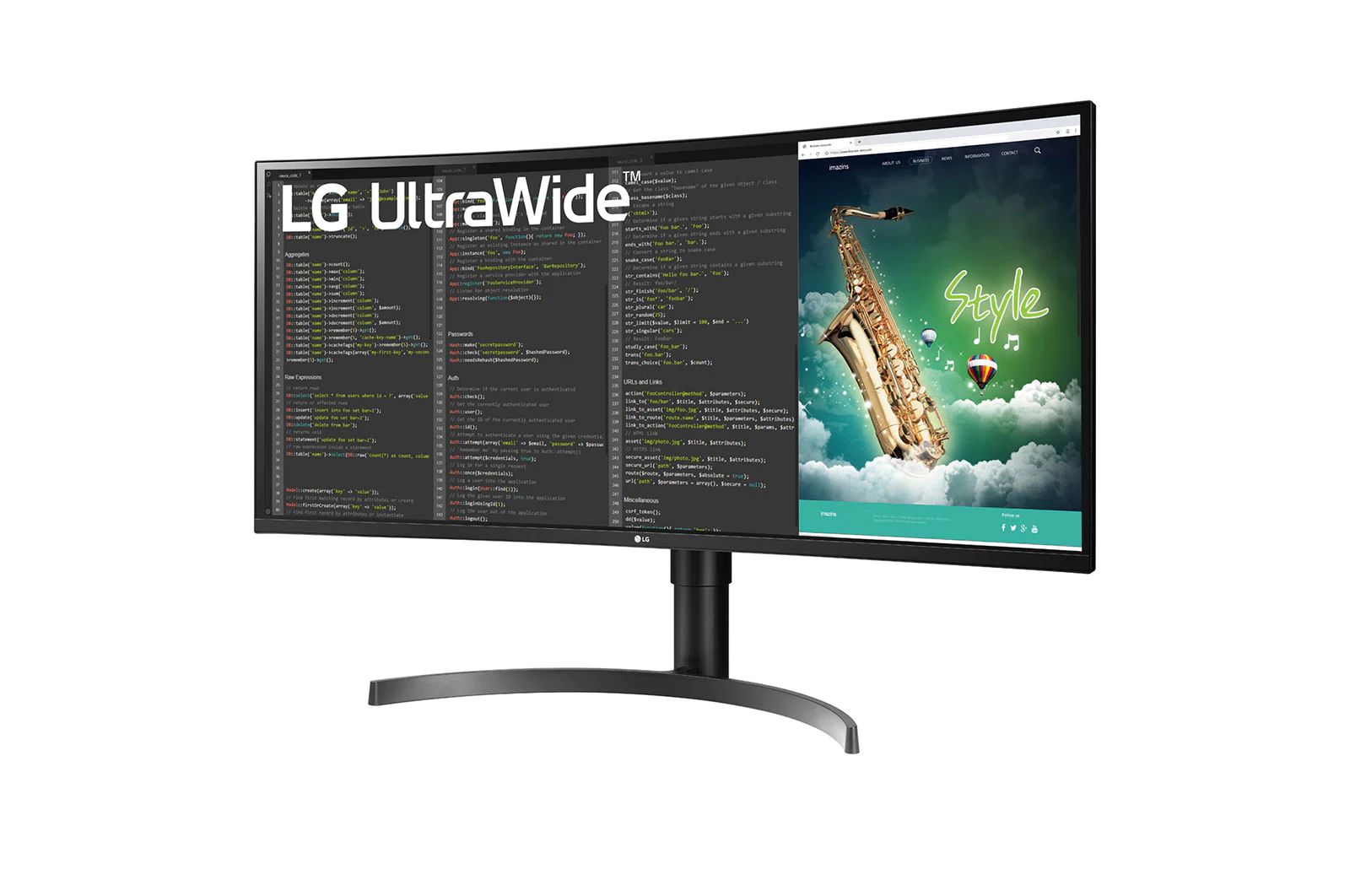 Matériels informatique écran pc incurvé LG 35WN75C-B infinytech Réunion 013