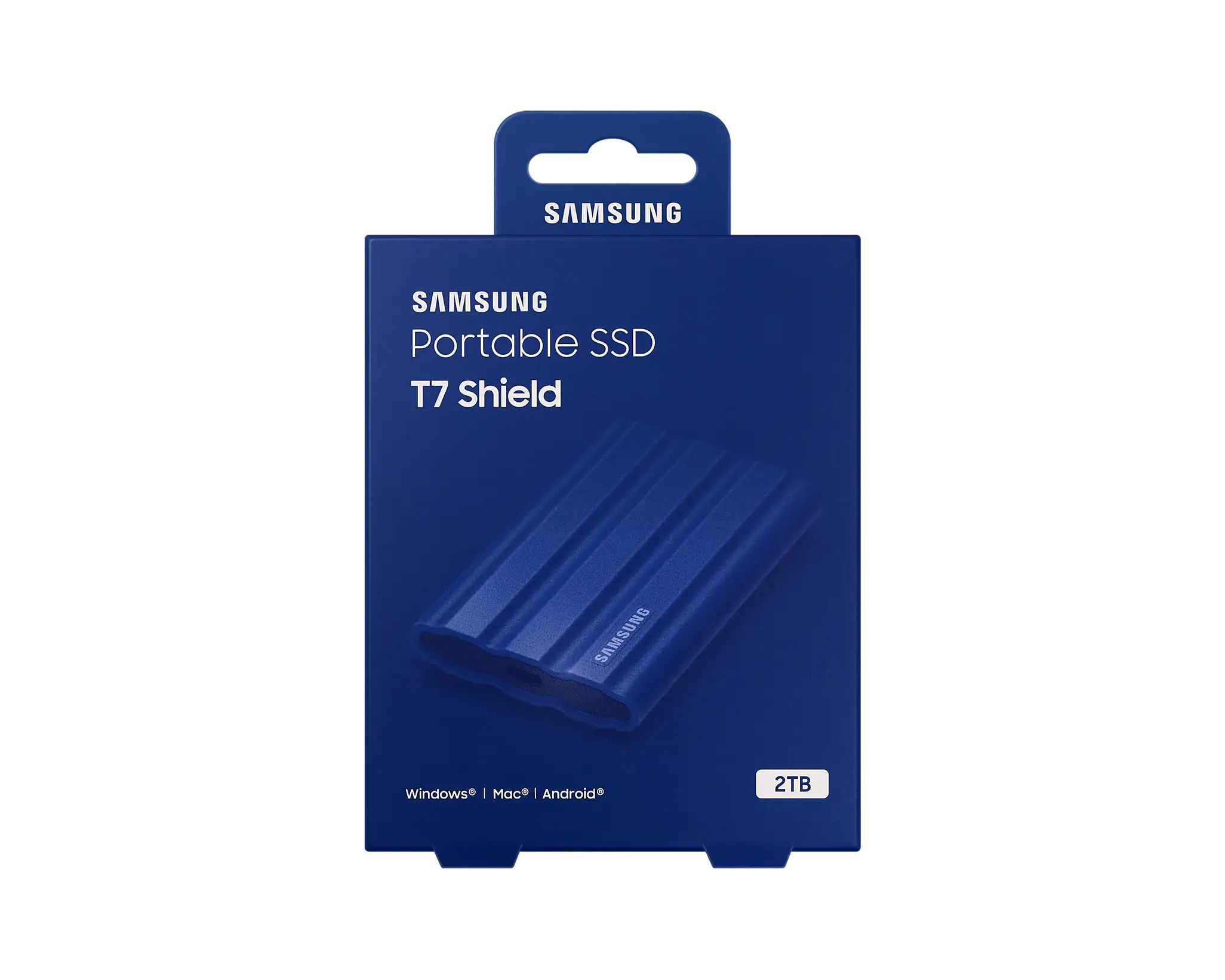 Matériels informatique disque SSD externe SAMSUNG T7 Shield 2To Bleu infinytech Réunion 02