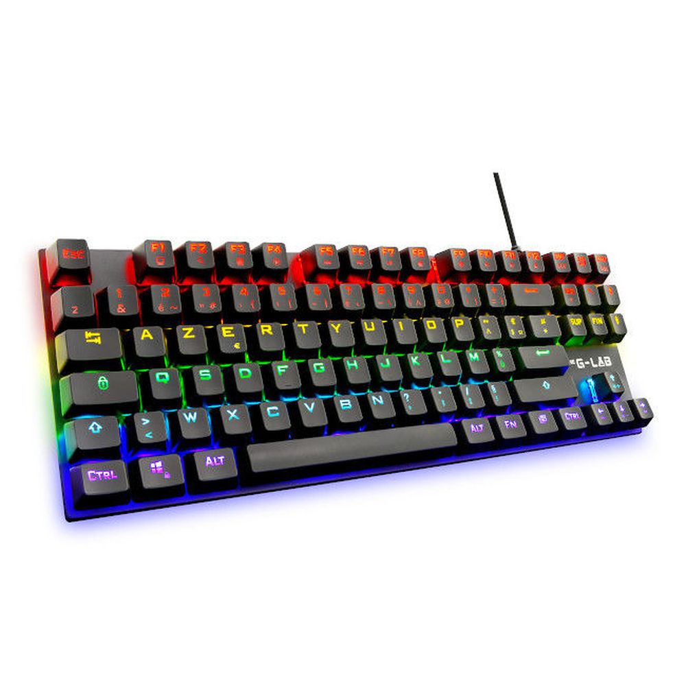 Matériels informatique clavier The G-Lab Keyz Mercury TKL Noir infinytech Réunion 02
