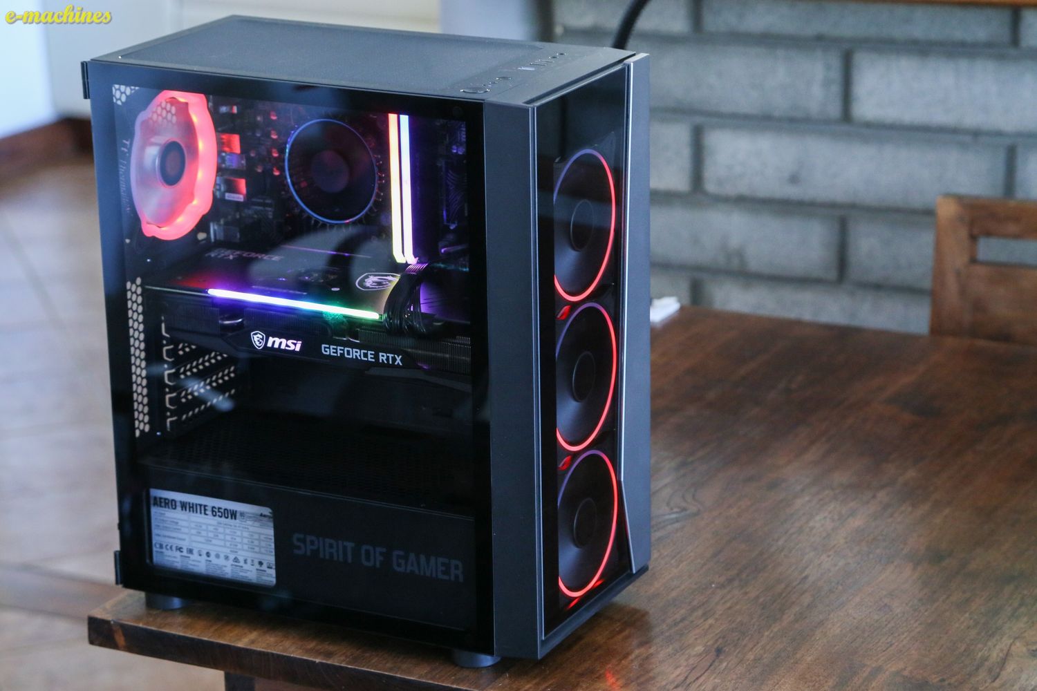 E-MACHINES SOG Ghost III I5 12500 RTX 3070 MSI Gaming Z infinytech Réunion 01-min