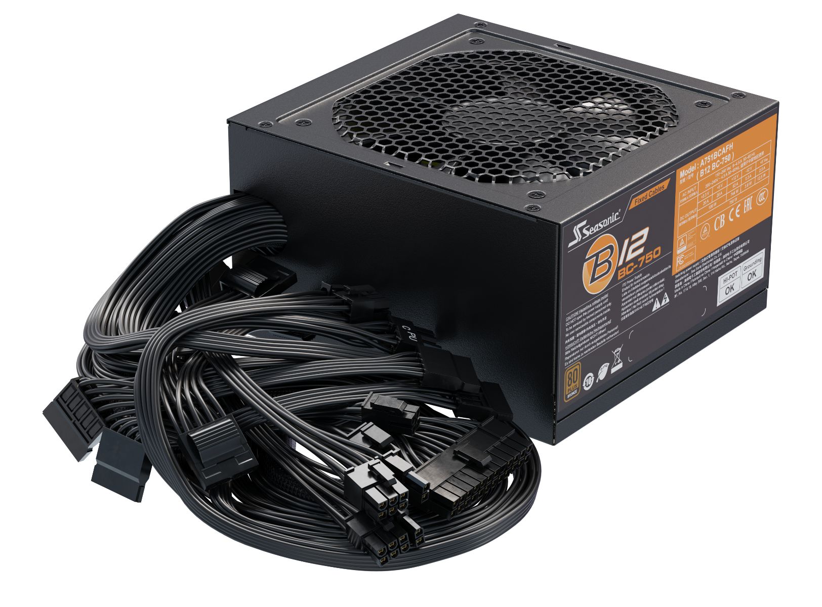 Matériels informatique alimentation SEASONIC 750W 80Plus Bronze B12 infinytech Réunion 03