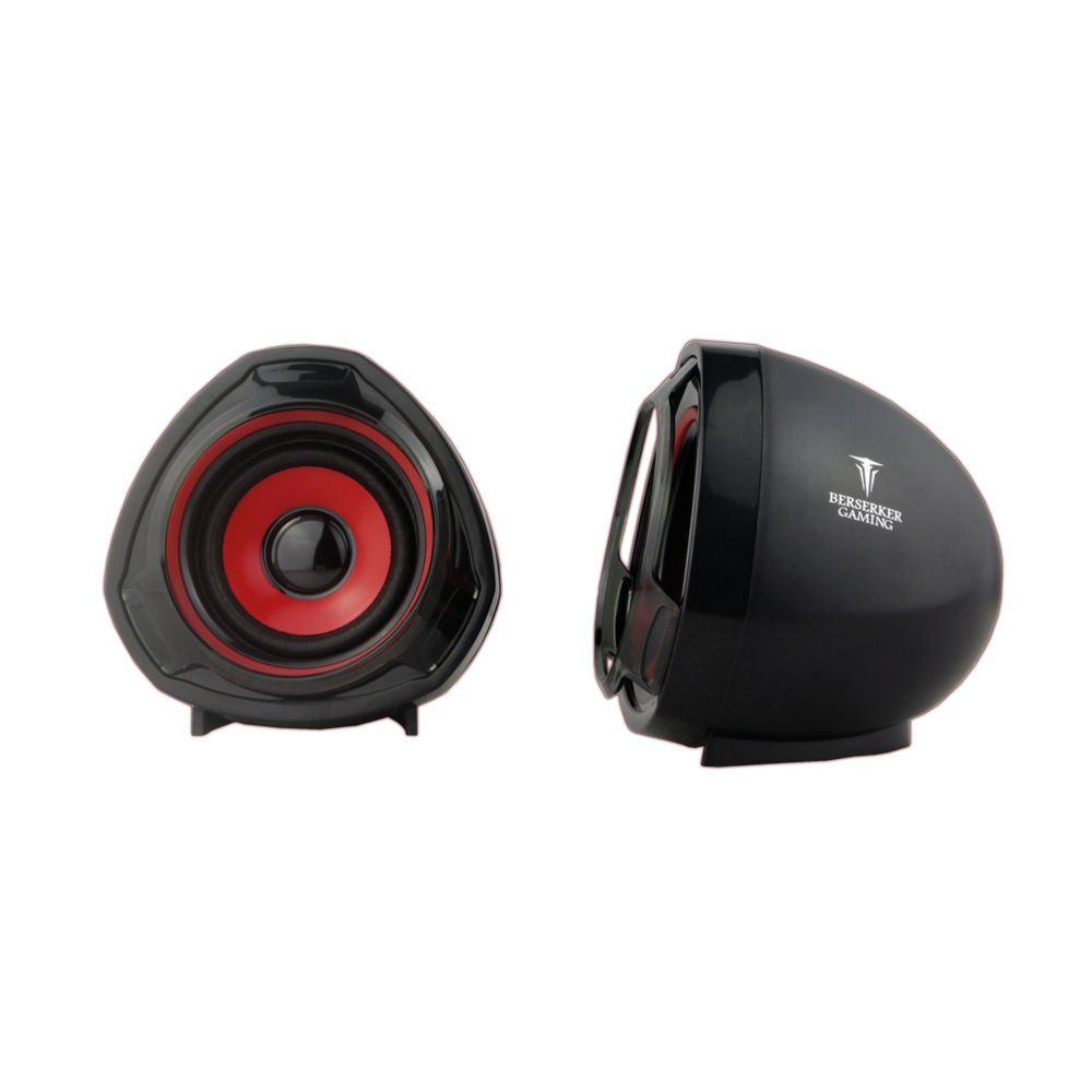 Matériels informatique enceintes 2.0 BERSERKER Gaming HATI Rouge infinytech Réunion 02